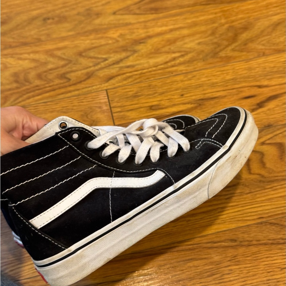 Vans - old skool - Sk8-hi - Black and White High-Tops